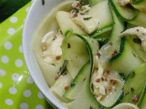 Recettes De Salade De Courgettes Et Vinaigrette