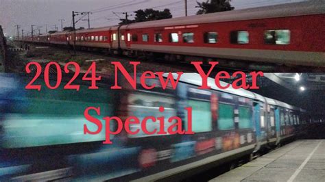 Special Clips For New Year Overtake Crossing Rajdhani Shatabdi