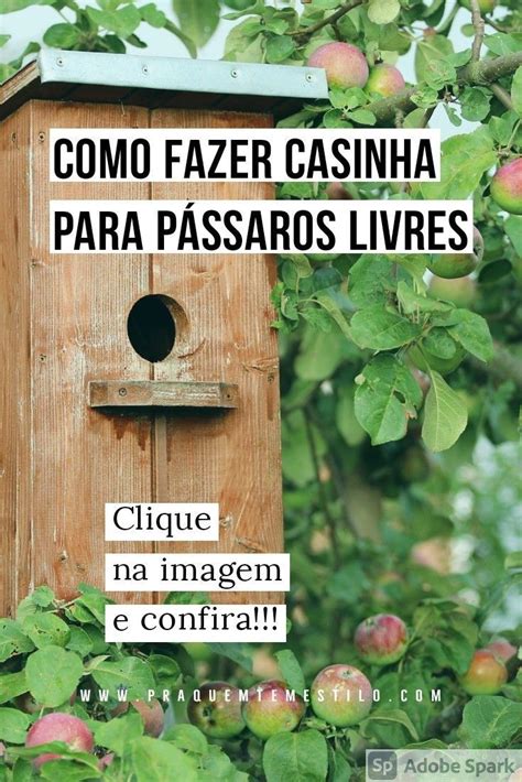 Aprenda A Fazer Uma Linda Casinha Comedouro Para Pássaros Casas Para Passarinho Pintadas Casa