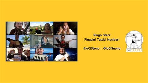 Ringo Starr Pinguini Tattici Nucleari Videochat IoCiStono UniSR