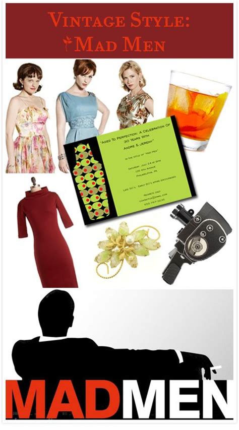 Party Themes Mad Men Mad Men Party Mad Men Party Theme Birthday Themes For Adults