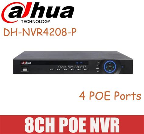 Dahua Ch Nvr Dh Nvr P P Network Video Recorder Nvr P Poe