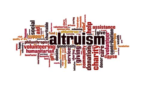 Living a Life of Altruism - Altruism today