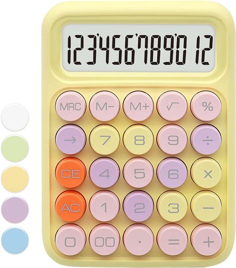 Amazon Yellow Calculator Upiho Standard Calculator Colorful