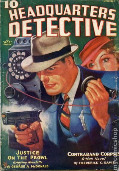 Headquarters Detective 1936 1937 Magazine Publishers Pulp Comic Books