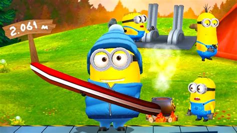 Minion Rush Special Mission Minions In Ukraine With Snowboarder Minion Day 4 Youtube