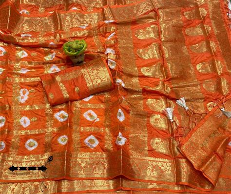 JAIPURI PURE SILK GOLD ZARI JACQUARD WEAVING SAREES AT BEST RATES DN 407