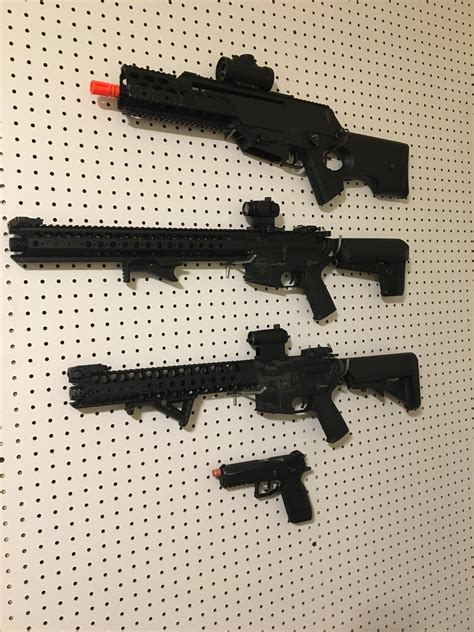 Finally Made A Gun Wall R Airsoft