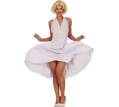 Disfraz De Marilyn Monroe Vestido Blanco Para Mujer