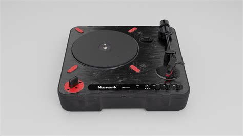 Numark Pt Scratch Portable Dj Turntable D Model By Axelcooper