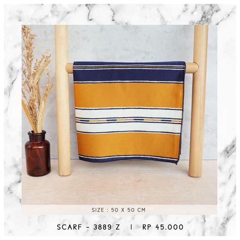 Jual NECK SCARF SYAL KOREA SCARF PATTERN SIZE 50 X 50 CM 3889