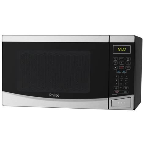 Microondas Philco Pmo Inox Litros Menu Fit Preto V Micro