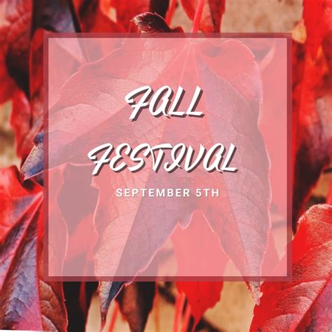 Fall Festival Template Postermywall