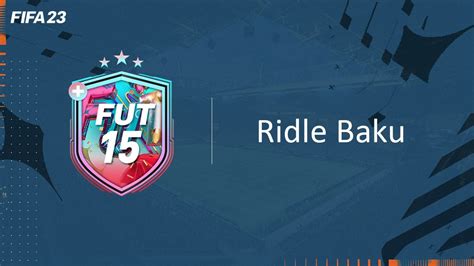 FIFA 23 DCE FUT Solution Ridle Baku Guides Gamosaurus