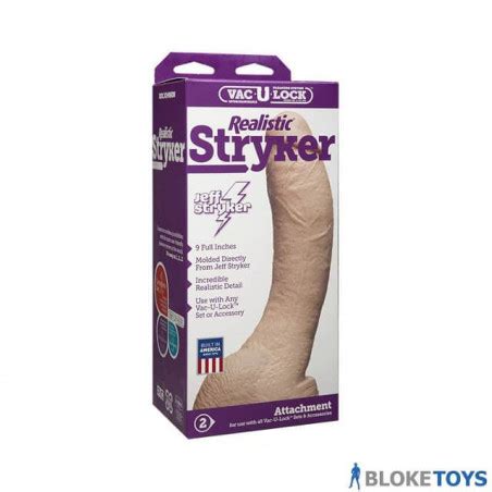 The Inch Jeff Stryker Realistic Dildo Vac U Lock Attachment