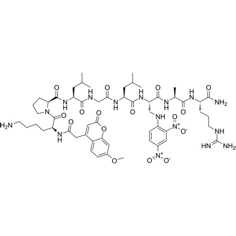 Mca Lys Pro Leu Gly Leu Dap Dnp Ala Arg NH2CAS No 720710 69 0