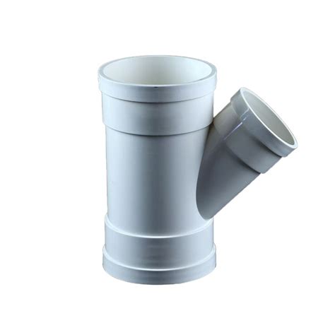 Din Pn Upvc Pvc Plastic Pressure Pipe Fittings Skew Tee Y Off