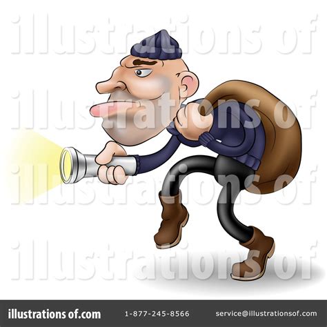 Robber Clipart #433712 - Illustration by AtStockIllustration