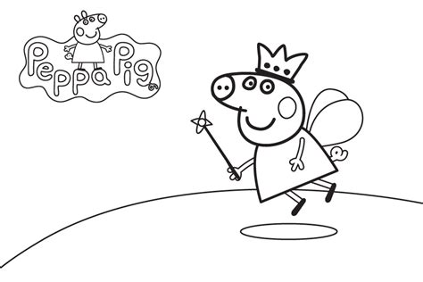 Coloriage Peppa Pig et dessin à imprimer