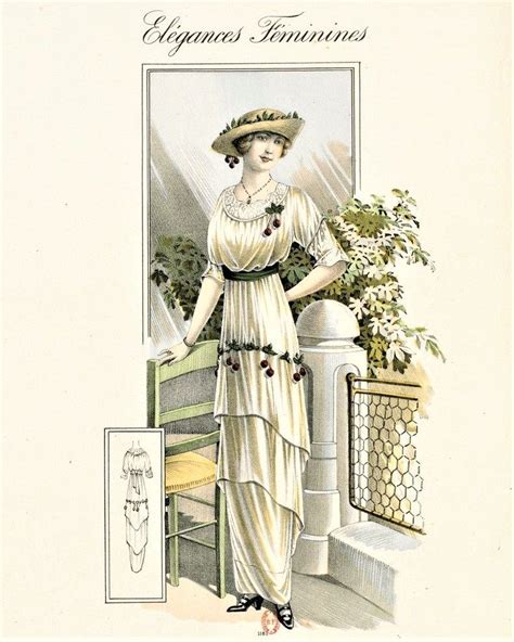 1913 Élégances Féminines in 2024 Fashion illustration vintage