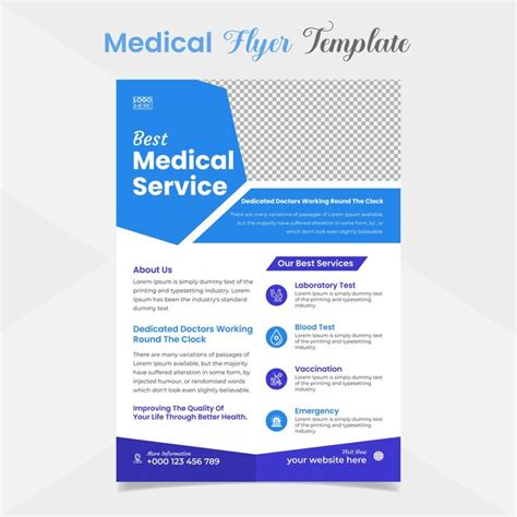 Premium Vector Medical Agency Healthcare Poster And Flyer Template Design