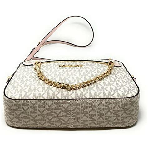 Ripley Cartera Crossbody Michael Kors Chain Jet Set Beige Con Rosa