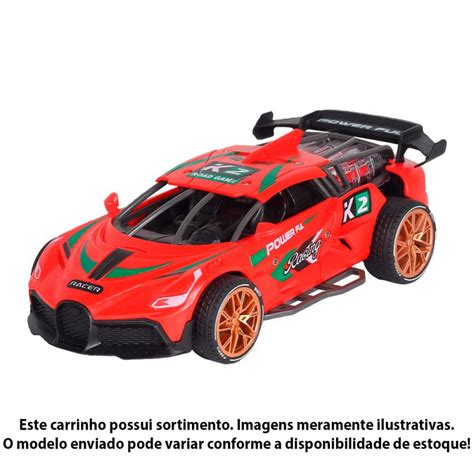 Carrinho De Fric O Racer Power Luz E Som Sortido Dm Toys