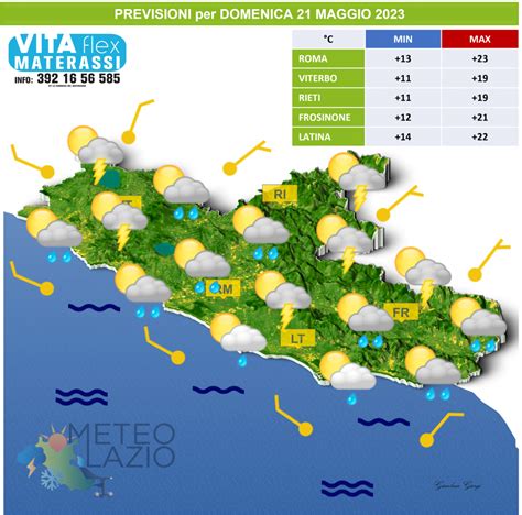 Bollettino Meteo Per OGGI 21 Maggio 2023 E DOMANI 22 Maggio 2023