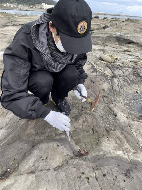 仮説社児童書生物担当荒木 on Twitter 今日は このあななんじゃ③の取材で千葉県へ生痕化石探索に 泉さんと研究院