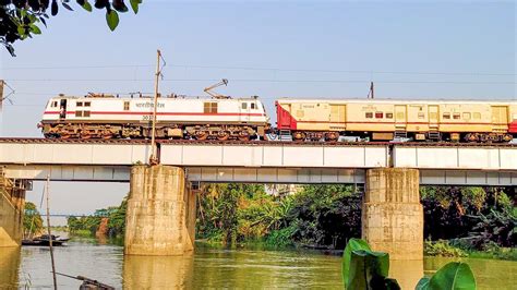 Beautiful Teesta Torsha And Intercity Express On A Classic Location