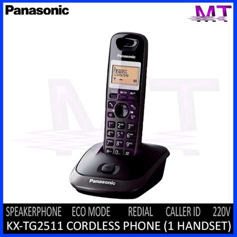 Panasonic KX-TG2511 CORDLESS PHONE (1 HANDSET) | Lazada PH