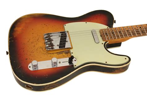 Fender Electric Guitar Custom Shop 1963 Telecaster Custom Heavy Relic Rainbow Guitars