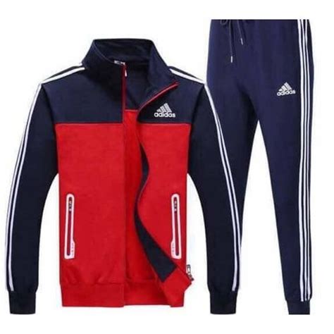 Shop Adidas Track Suit Navy Bluered Jumia Egypt