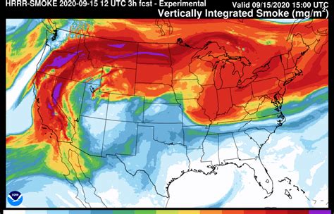 Smoke From West Coast Wildfires Clouds Dc Skies Gassó Consulted Essic