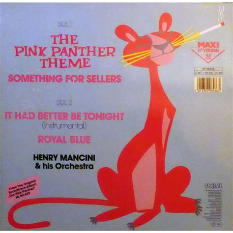 Henry Mancini And His Orchestra - The Pink Panther Theme - Vinyl 12 ...