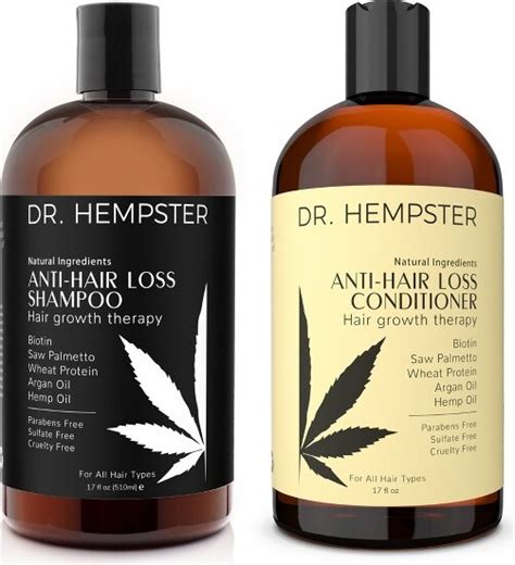 Dr Hempster Anti Hair Loss Biotin Shampoo And Conditioner Bundle With