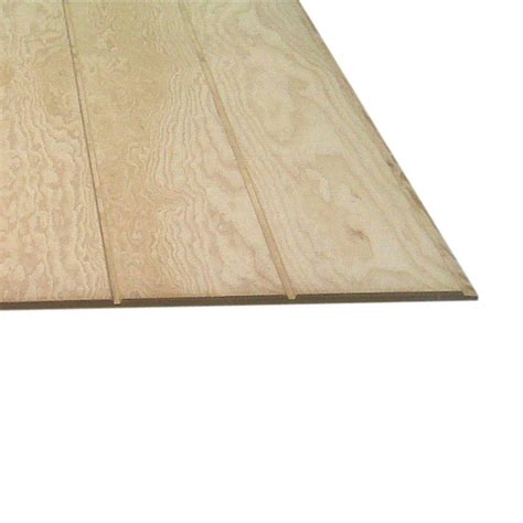 Plywood Siding Panel T1 11 8 In Oc Common 5 8 In X 4 Ft X 10 Ft Actual 0 593 In X 48 In