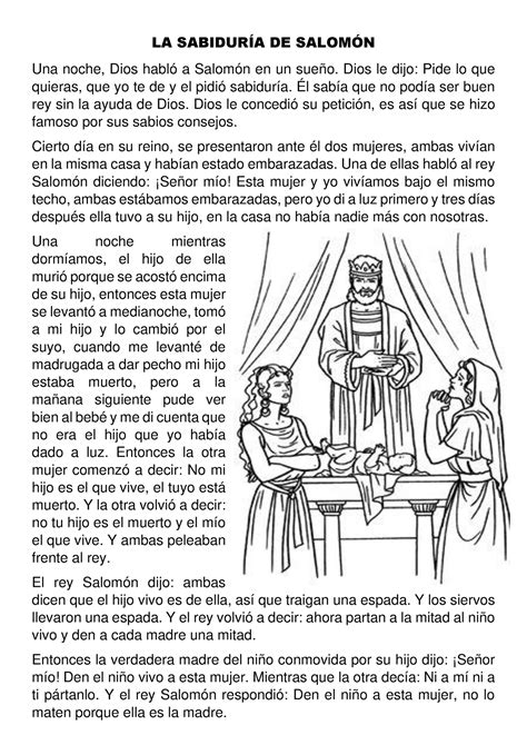 Ficha La Sabidur A De Salom N La Sabidur A De Salomn Una Noche Dios