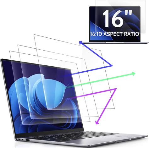 3 Pcs 16 Anti Blue Light Screen Protector Compatible With Lenovo Hp