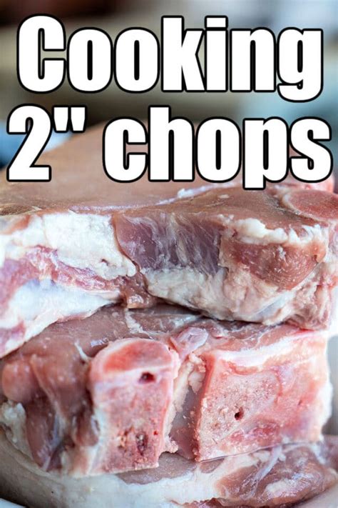 How To Cook 2 Inch Thick Pork Chops To Tender With Dry Rub