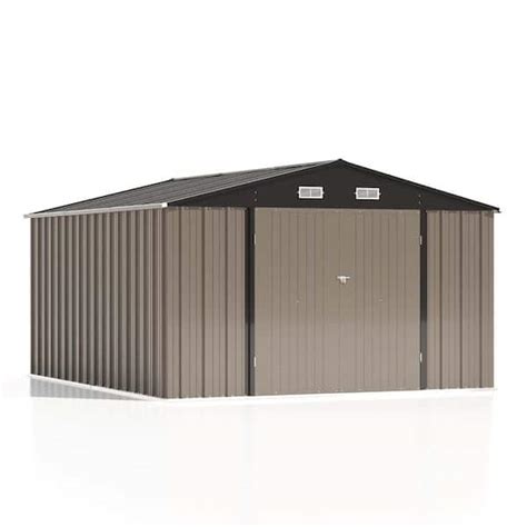 Patiowell Ft W X Ft D Size Upgrade Metal Storage Shed Sq