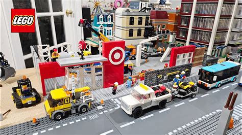 Huge Lego Target Moc Part 1 Construction Youtube