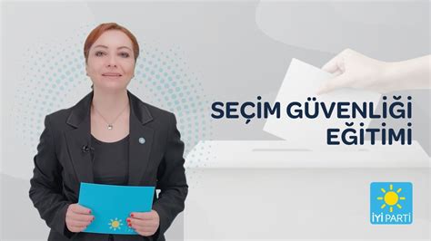 Sandık ve Seçim Güvenliği Eğitimi 2023 YouTube