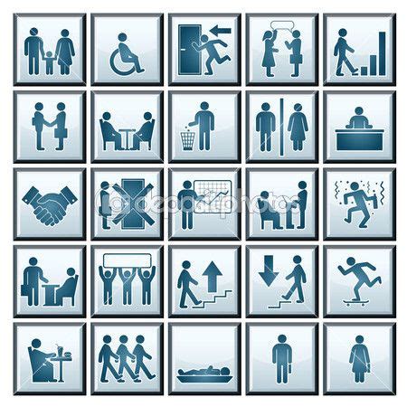 Vector Business Icons By Pilart Stock Vector People Icon Business