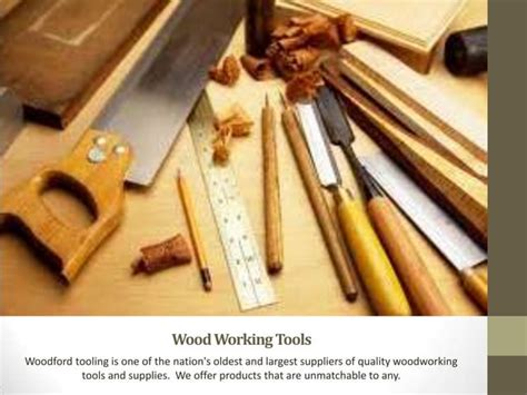 Woodworking Tools Ppt