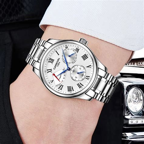 Carnival Brand Automatic Fashion Business Watch For Men Luxury