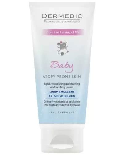 Dermedic Baby Atopy Prone Skin Linum Emollient Nawilżająco Kojący Krem