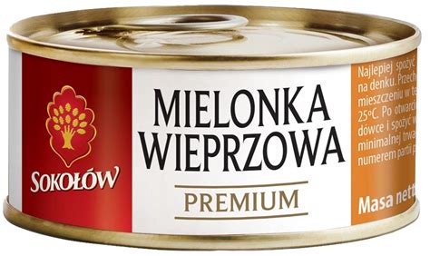 MIELONKA WIEPRZOWA PREMIUM konserwa Sokołów 100g 12831083088 Allegro pl