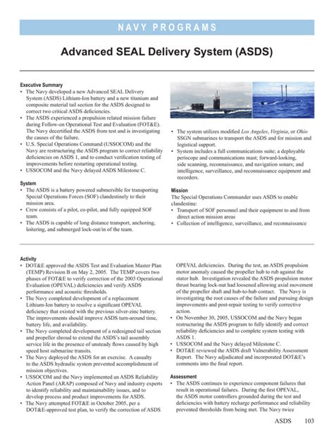 Advanced Seal Delivery System Asds