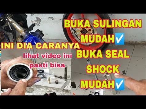 CARA GANTI SEAL SHOCK SATRIA 2 TAK shock depan fypシ zonatutorial